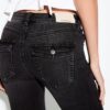 D04 Lavt sittende Flared jeans