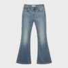 D04 Lavt sittende Flared jeans