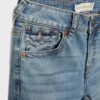 D04 Lavt sittende Flared jeans