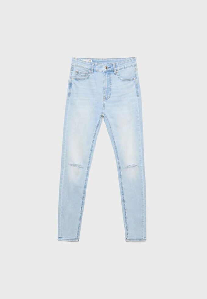 D07 Jeans med høy midje