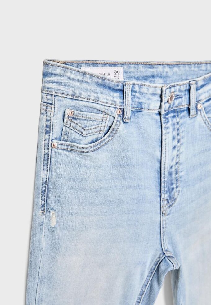 D07 Skinny-jeans med normal midje