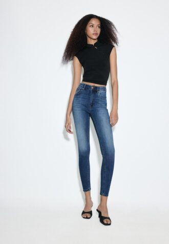 D07 Skinny-jeans med normal midje