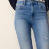 D07 Skinny-jeans med normal midje