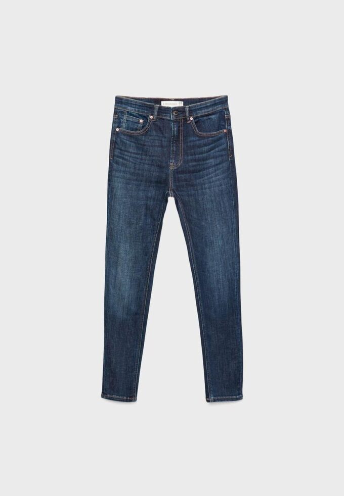 D07 Skinny-jeans med normal midje