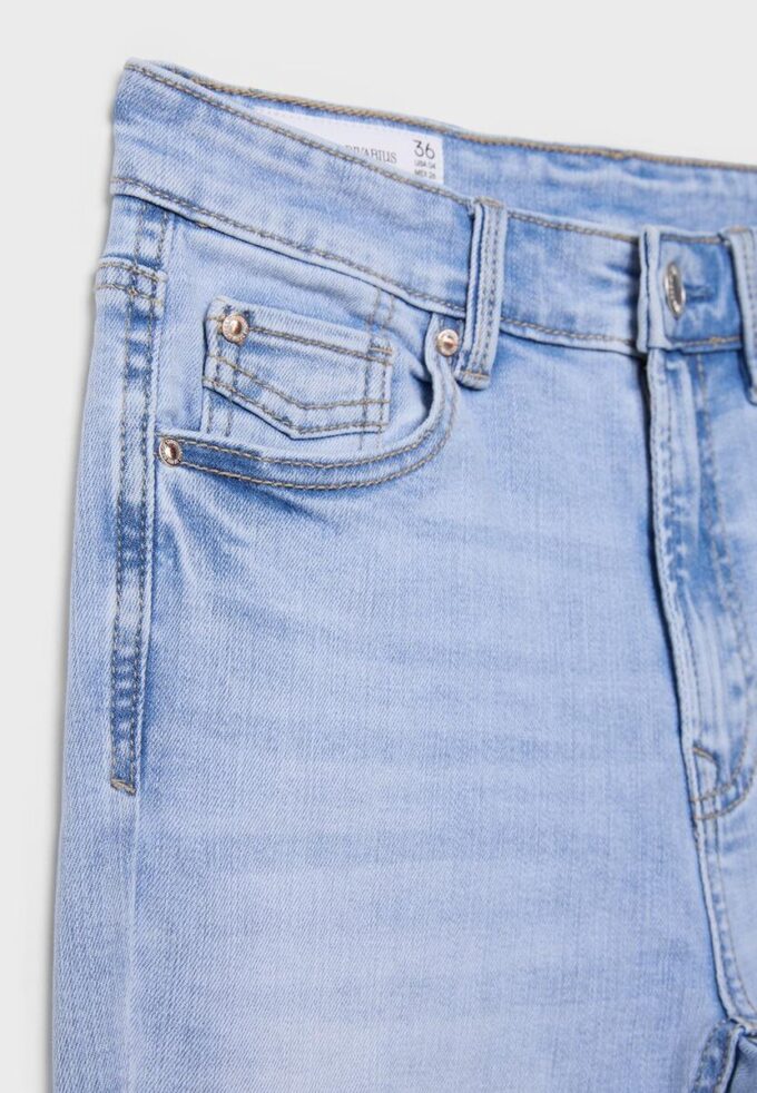 D07 Skinny-jeans med normal midje