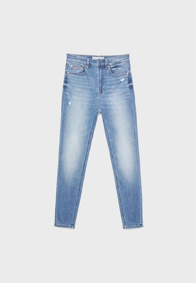 D09 Superhøytlivede skinny jeans