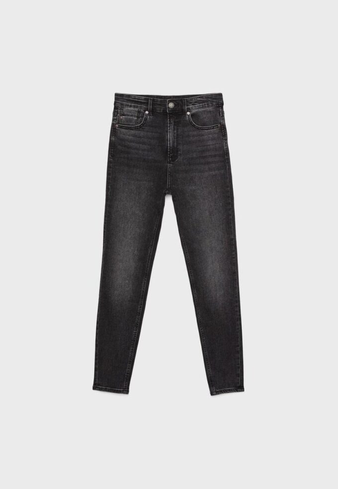 D09 Superhøytlivede skinny jeans