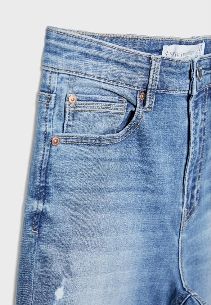 D09 Superhøytlivede skinny jeans