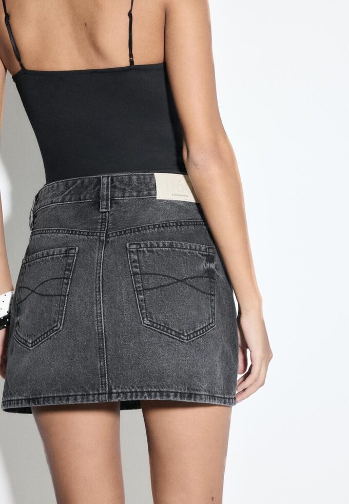 D60 Basisplagg denimminiskjørt
