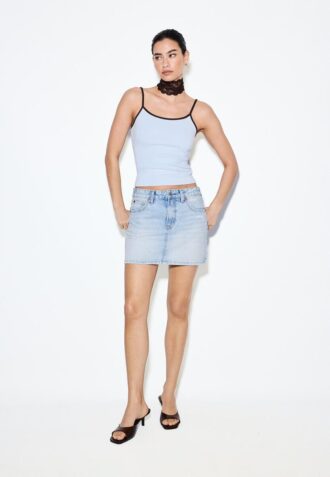 D60 denimminiskjørt