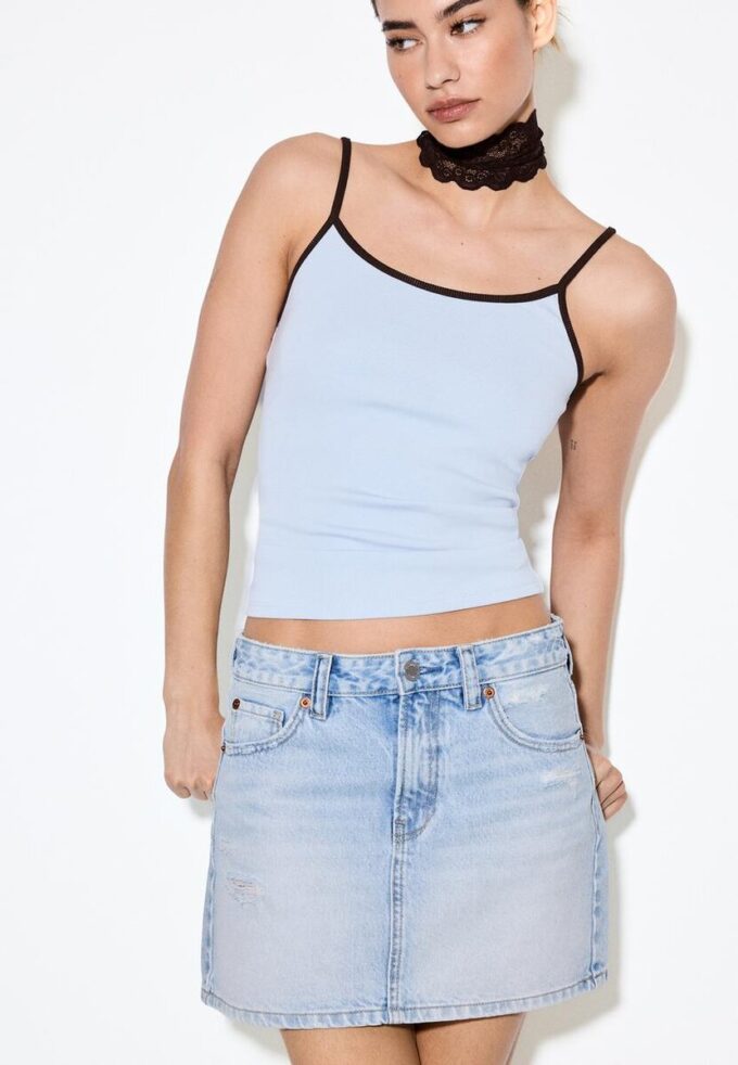 D60 denimminiskjørt