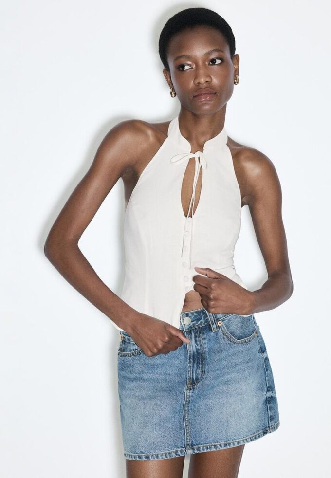 D60 denimminiskjørt