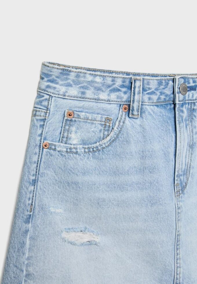 D60 denimminiskjørt