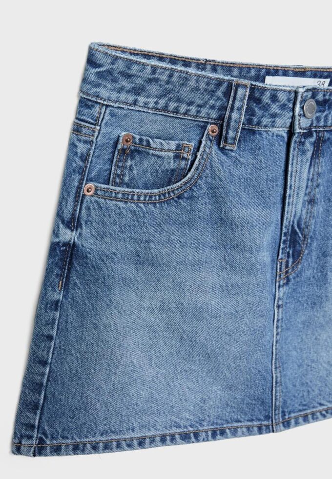 D60 denimminiskjørt