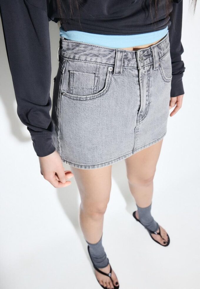 D62 Denim Skort