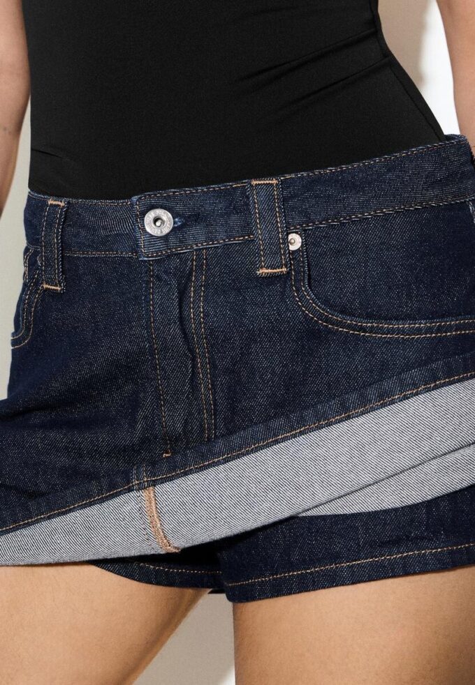 D62 Denim Skort