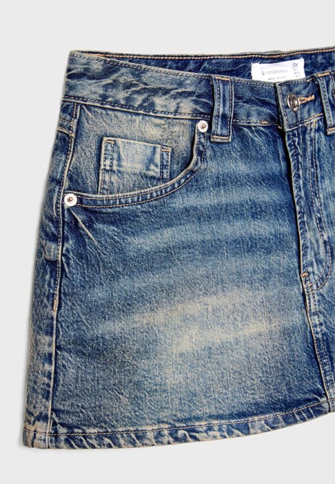 D62 Denim Skort