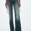 D67 Slim Fit Boot-Cut-jeans