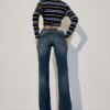 D67 Slim Fit Boot-Cut-jeans