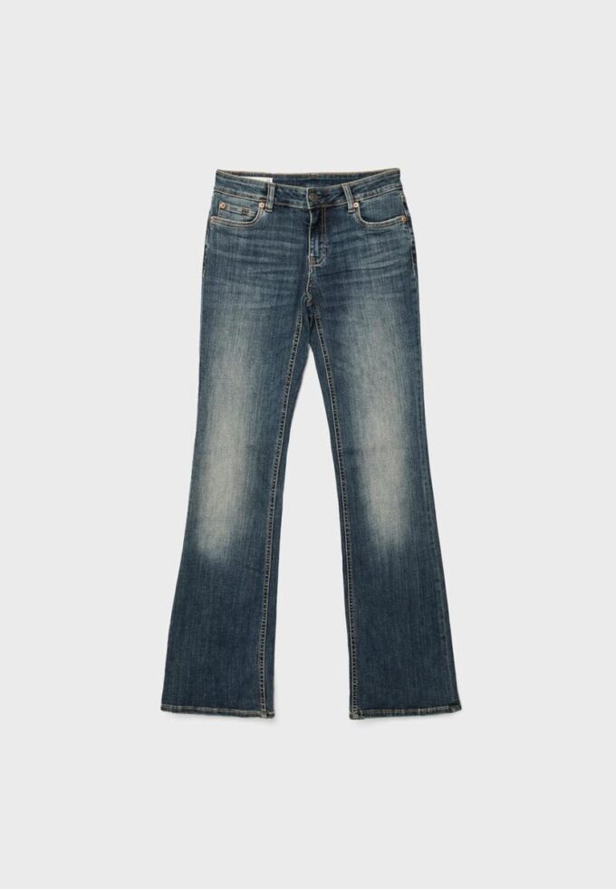 D67 Slim Fit Boot-Cut-jeans