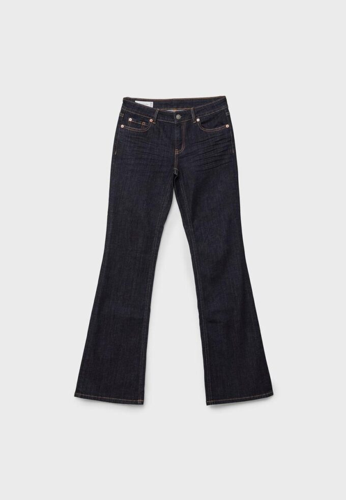 D67 Slim Fit Boot-Cut-jeans