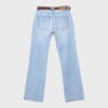 D68 Boot-Cut-jeans med belte