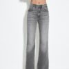 D74 Flared Jeans med spalte