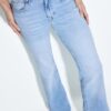 D74 Flared Jeans med spalte