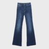 D74 Flared Jeans med spalte