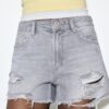 D75 Ripped Denim Shorts
