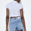 D75 Ripped Denim Shorts