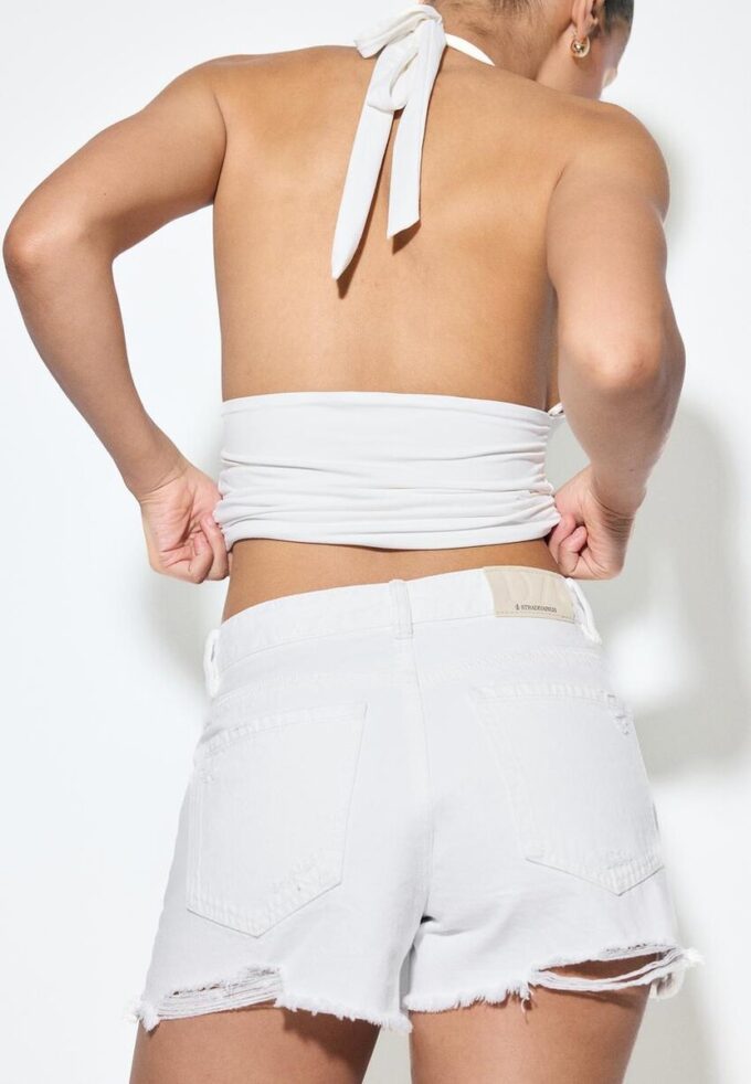 D75 Ripped Denim Shorts