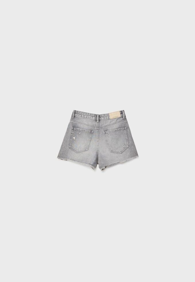 D75 Ripped Denim Shorts