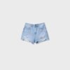 D75 Ripped Denim Shorts