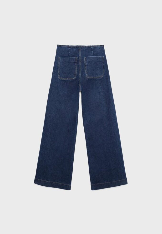 D77 Minimalistiske jeans med lommer