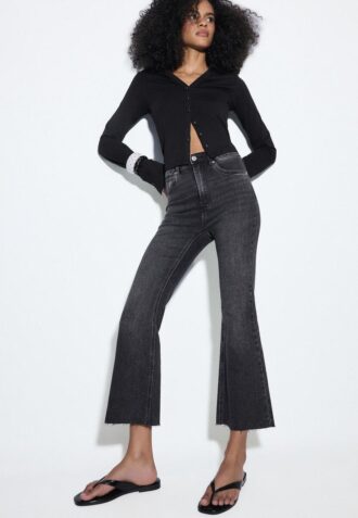 D78 Korte Flared jeans