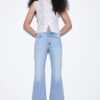 D78 Korte Flared jeans