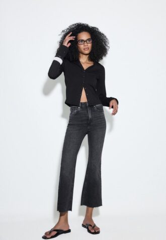 D78 Korte Flared jeans