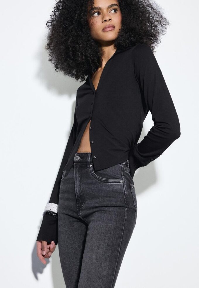 D78 Korte Flared jeans