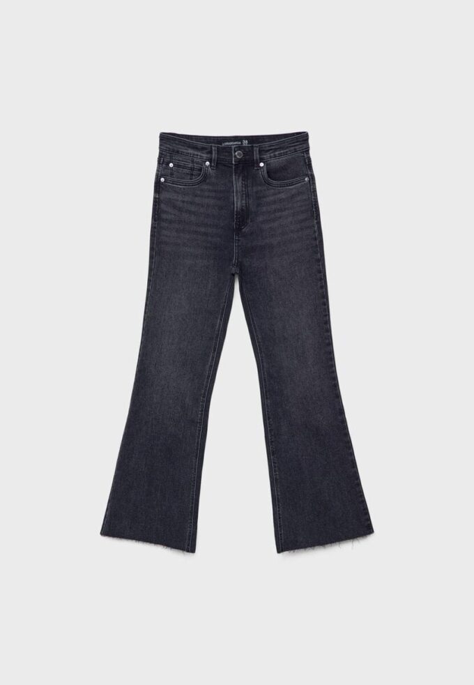 D78 Korte Flared jeans