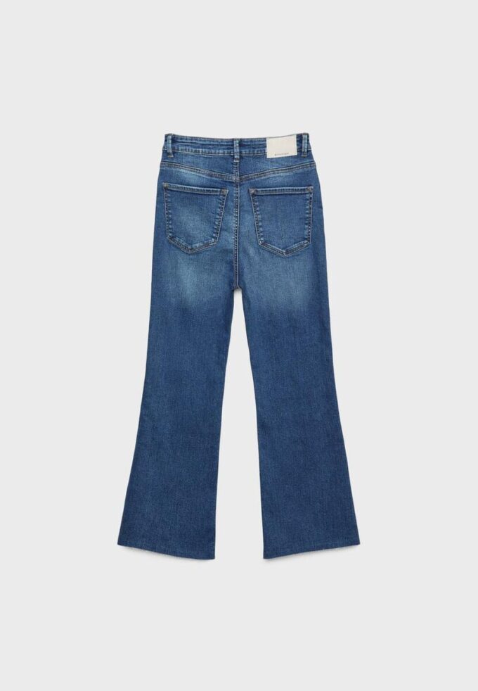 D78 Korte Flared jeans