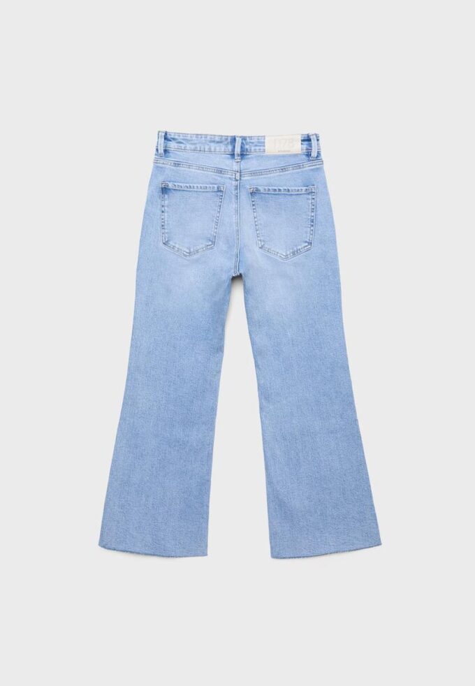 D78 Korte Flared jeans