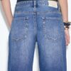 D91 Jeans med lav midje og Wide Leg-ben