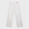 D91 lavt sittende jeans med Wide Leg og twill