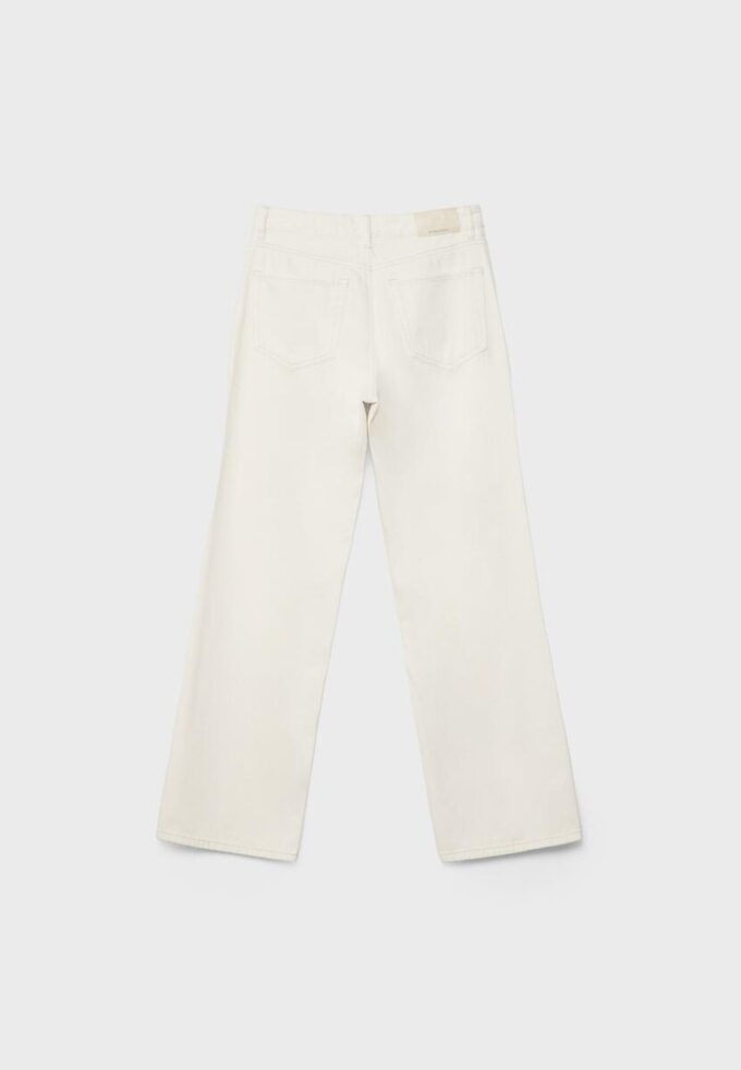 D92 Jeans med rett, vid ben