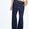 D92 Jeans med rett, Wide Leg-modell