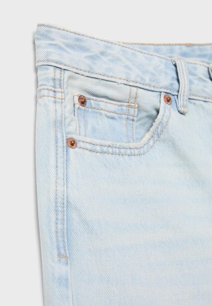 D92 Jeans med rett, Wide Leg-modell