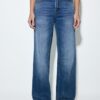 D92 Jeans med rett, Wide Leg-modell
