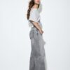 D92 Jeans med rett, Wide Leg-modell