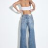 D92 Jeans med rett, Wide Leg-modell